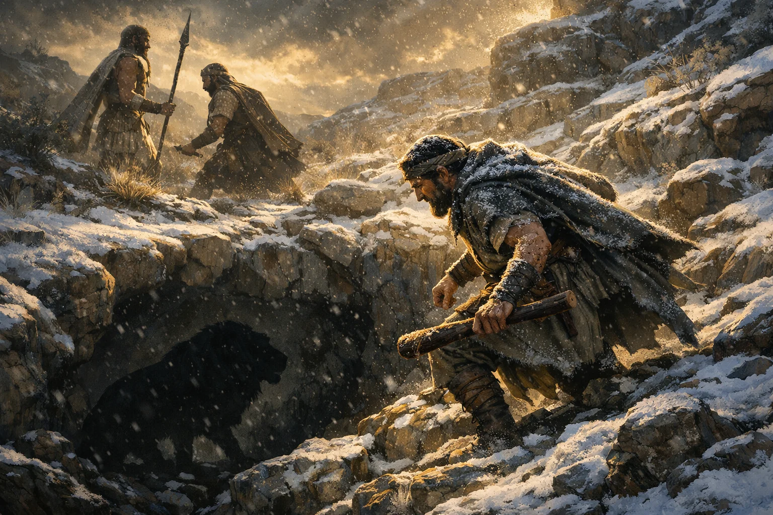 Benaiah’s Snowy Victory