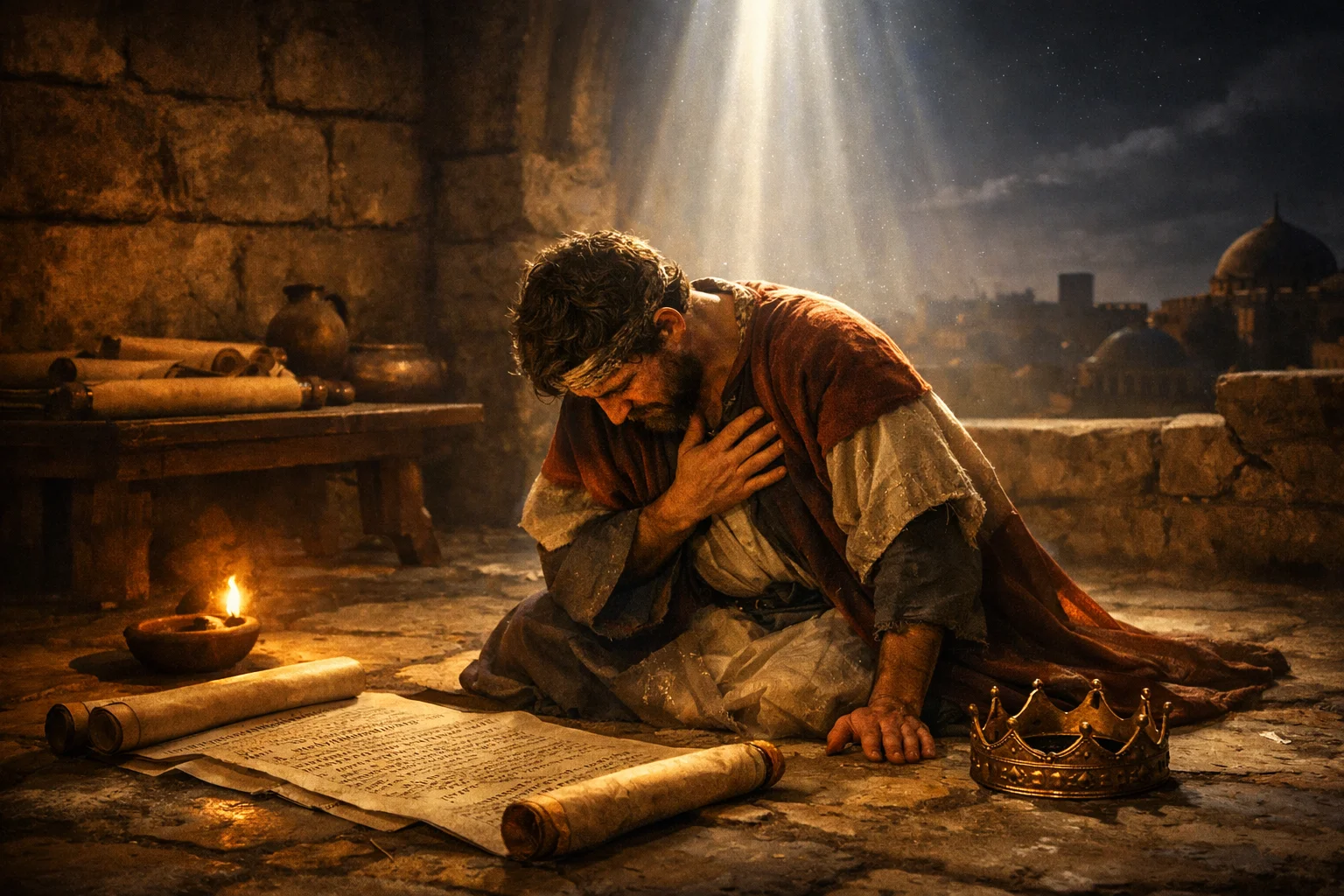 David’s Heart Stricken with Guilt