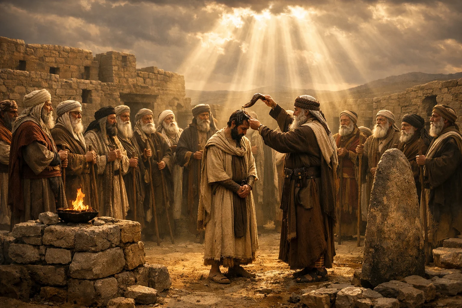 David Anointed King Over All Israel