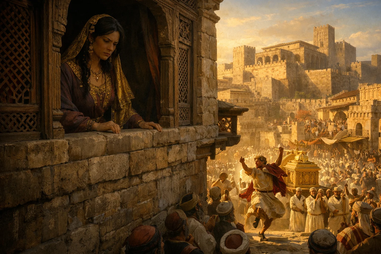 Michal Watches from the Window