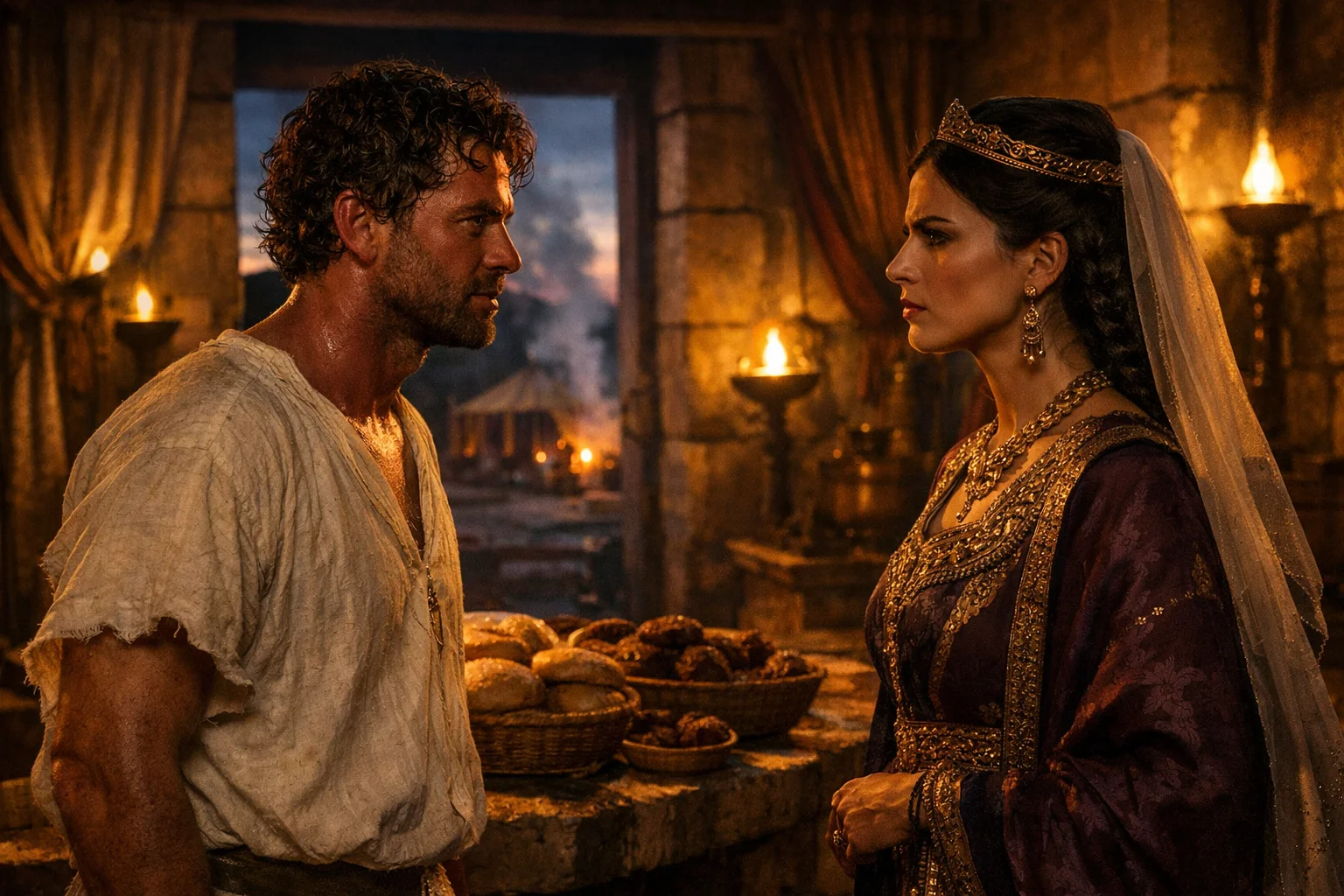 David and Michal Confront Each Other