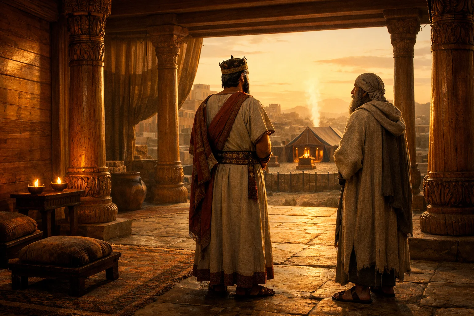 David in the Cedar Palace