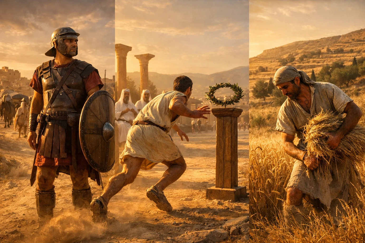 Soldier, Athlete, Farmer