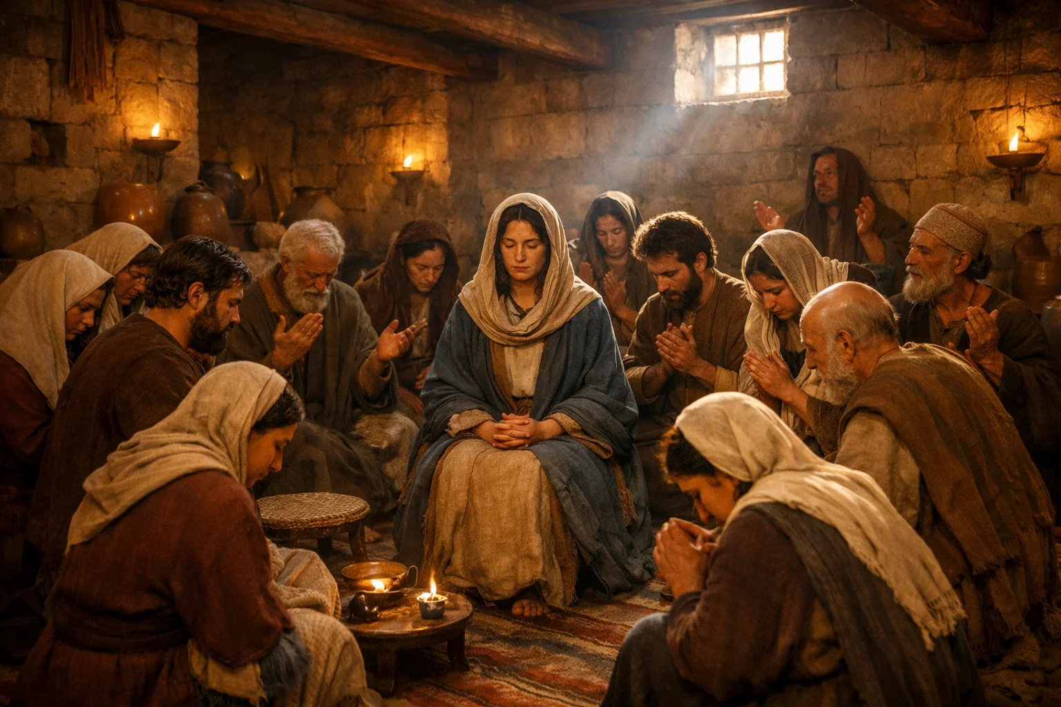 United in Prayer in the Upper Room