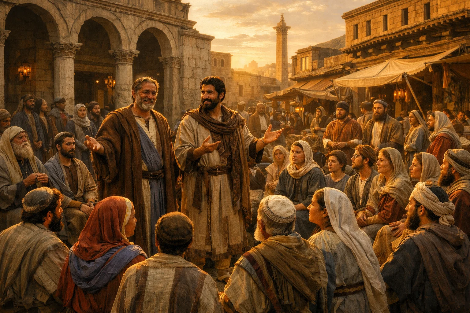 Barnabas Rejoices in Antioch