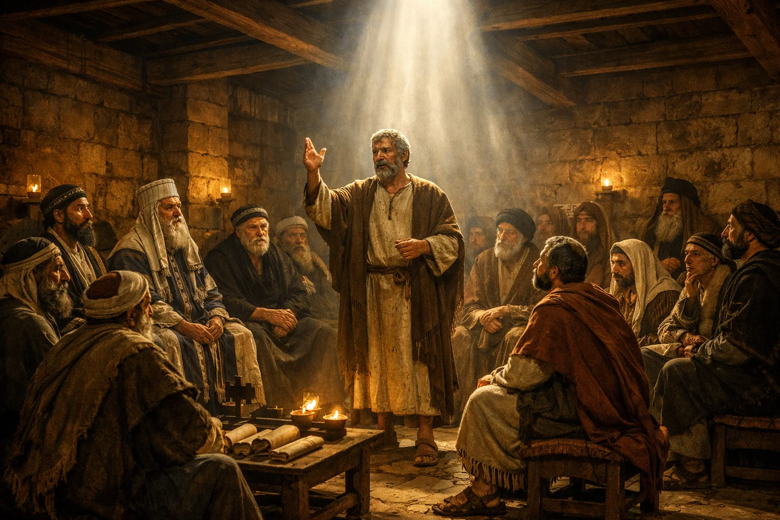 Peter Speaks at the Council