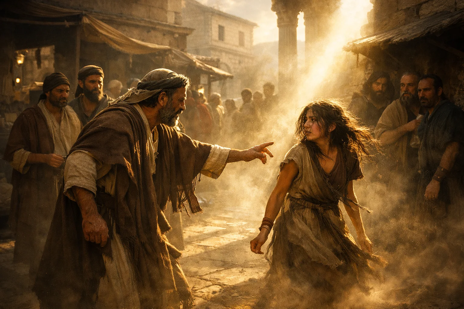 The Spirit Leaves the Slave Girl