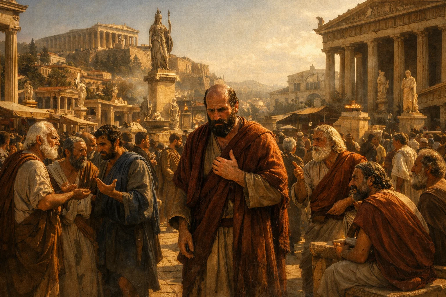 Paul Distressed by the Idols of Athens