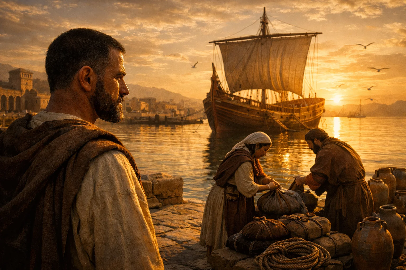 Paul Sails from Cenchreae with a Vow