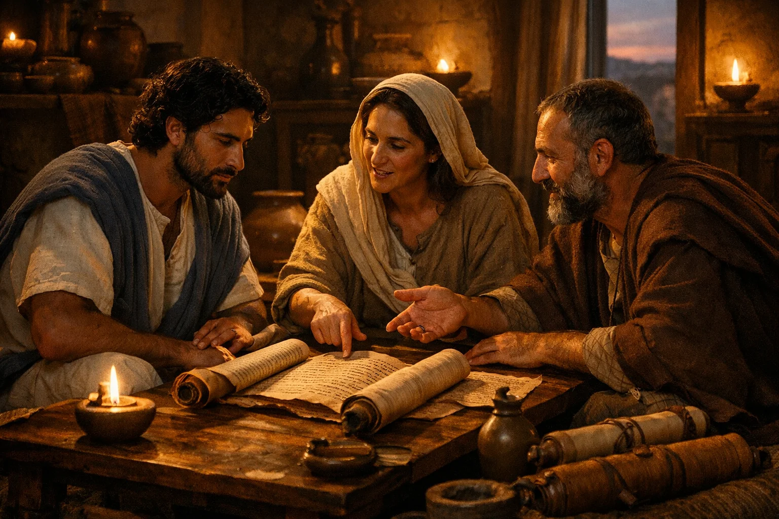 Priscilla and Aquila Instruct Apollos