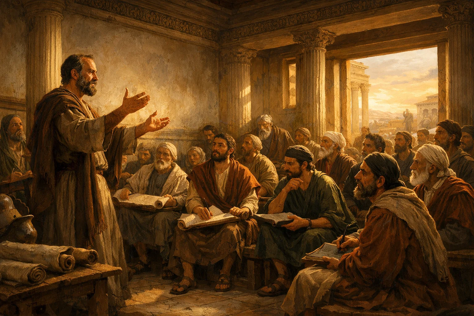 Paul Teaching in the Hall of Tyrannus