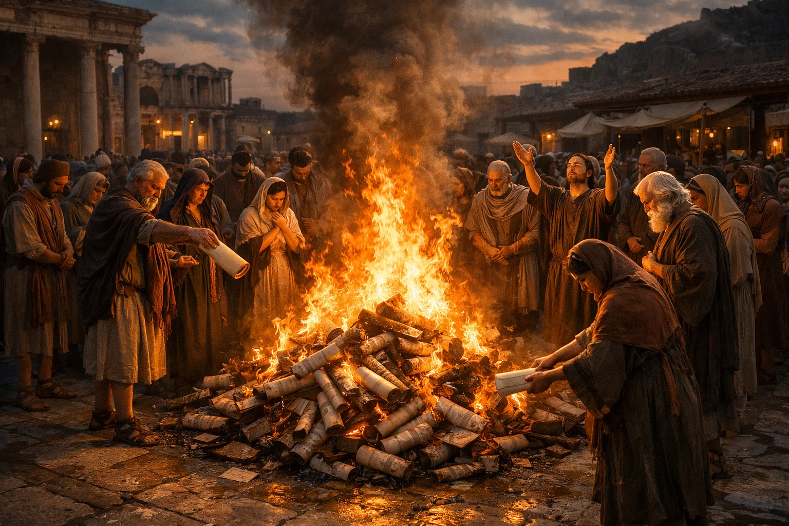 The Burning of the Sorcery Scrolls