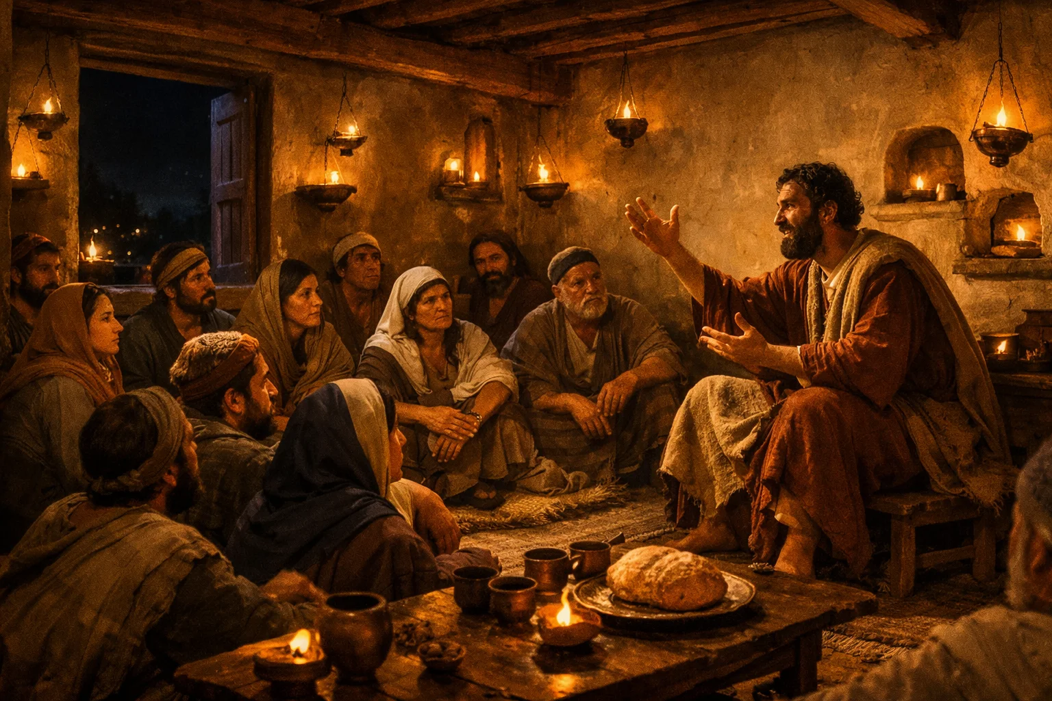 The Fellowship in the Upper Room at Troas