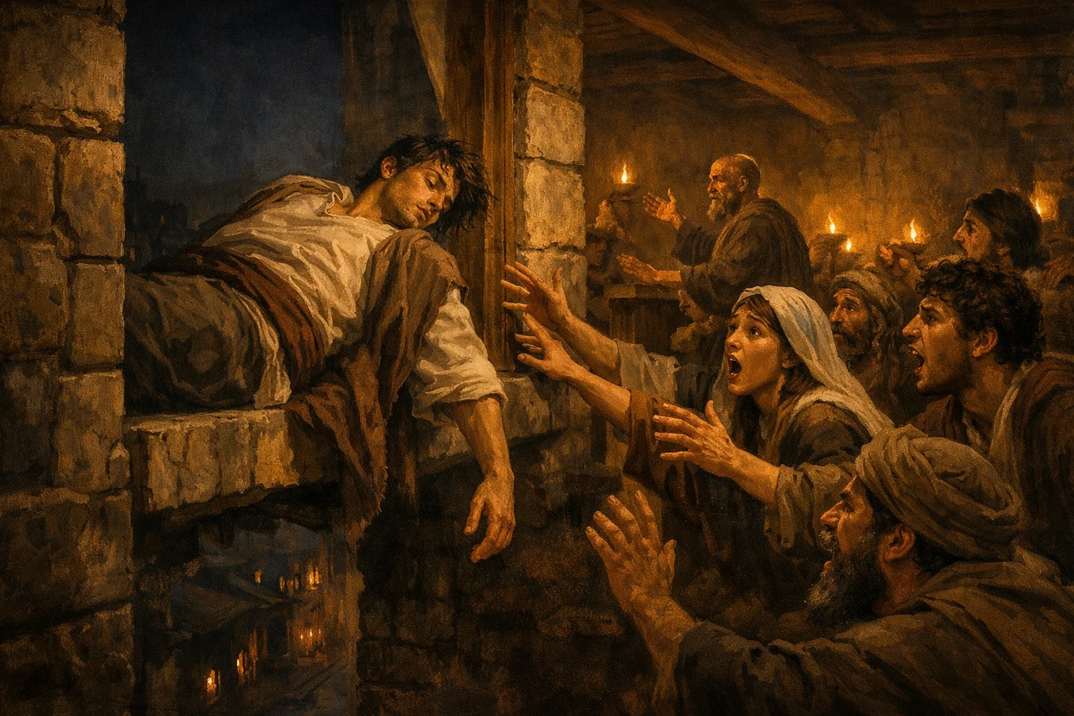 Eutychus Falls from the Window