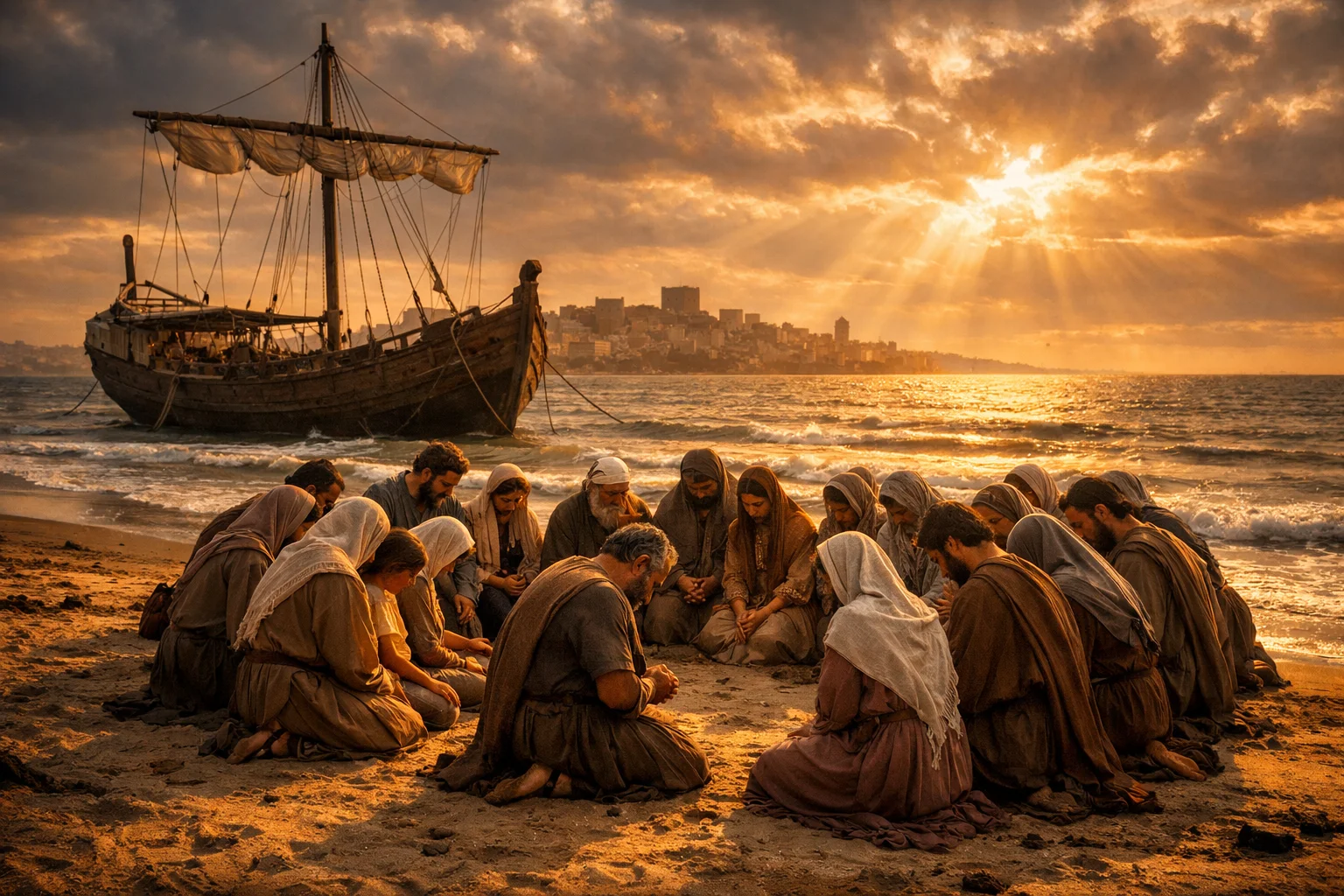 Prayer on the Beach at Tyre
