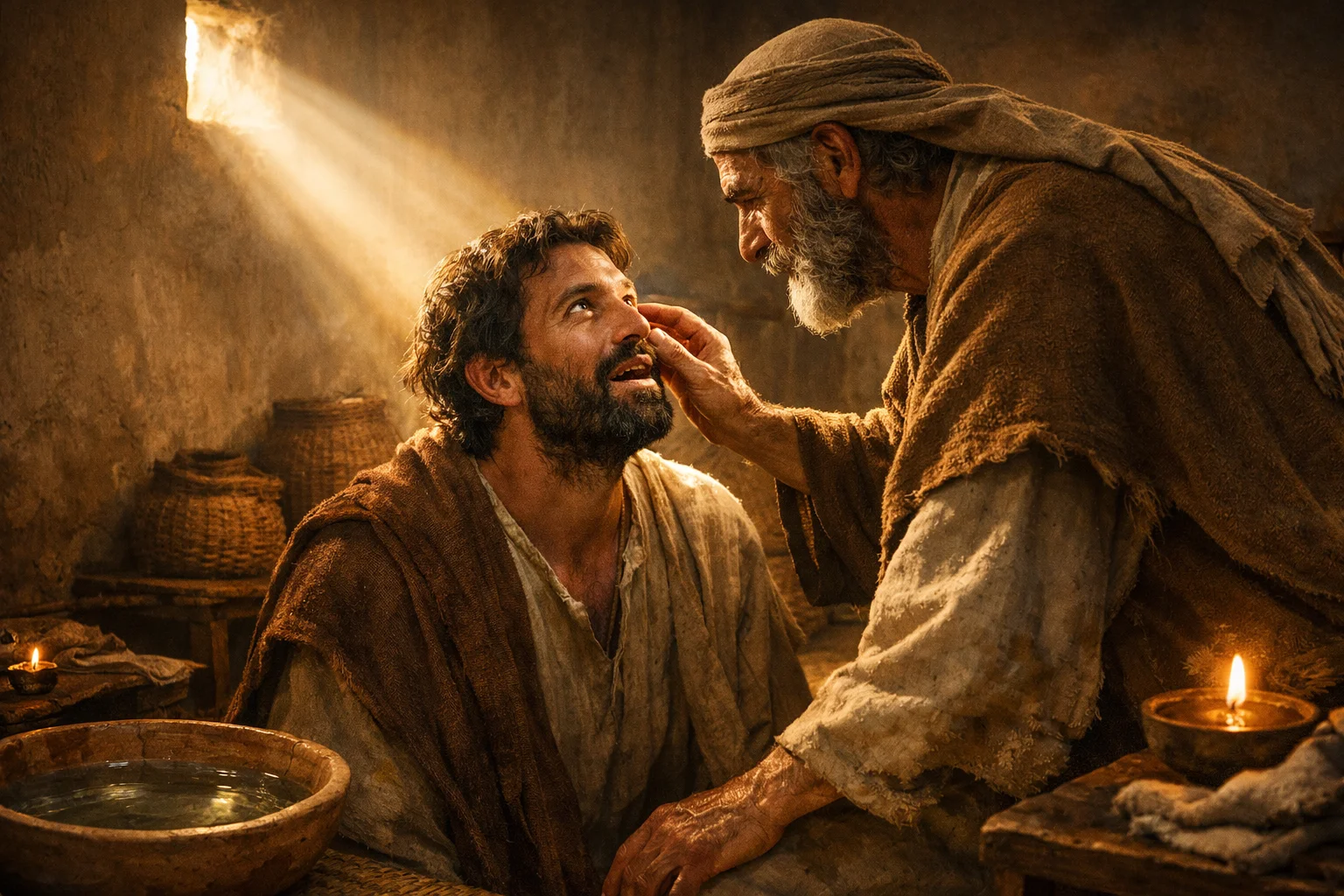 Ananias Restores Saul’s Sight