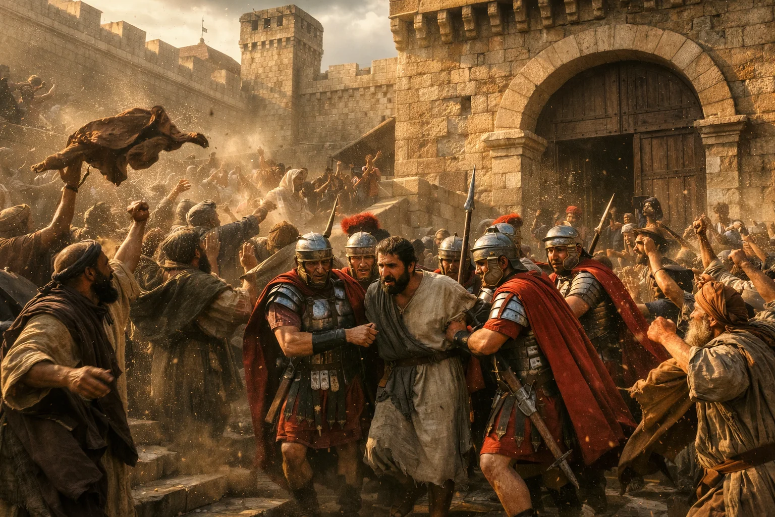 The Crowd Erupts in Fury