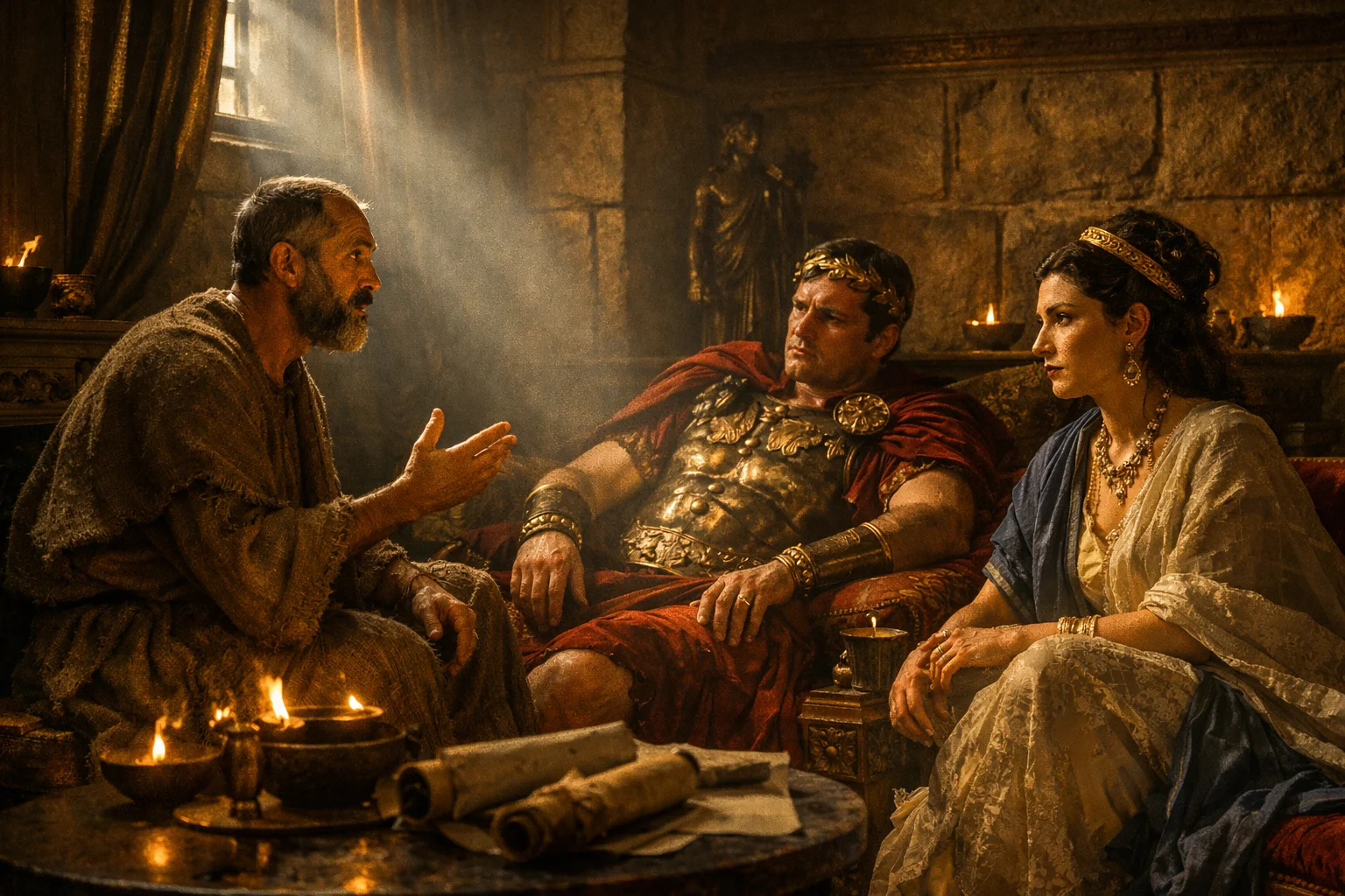 Paul Speaks to Felix and Drusilla