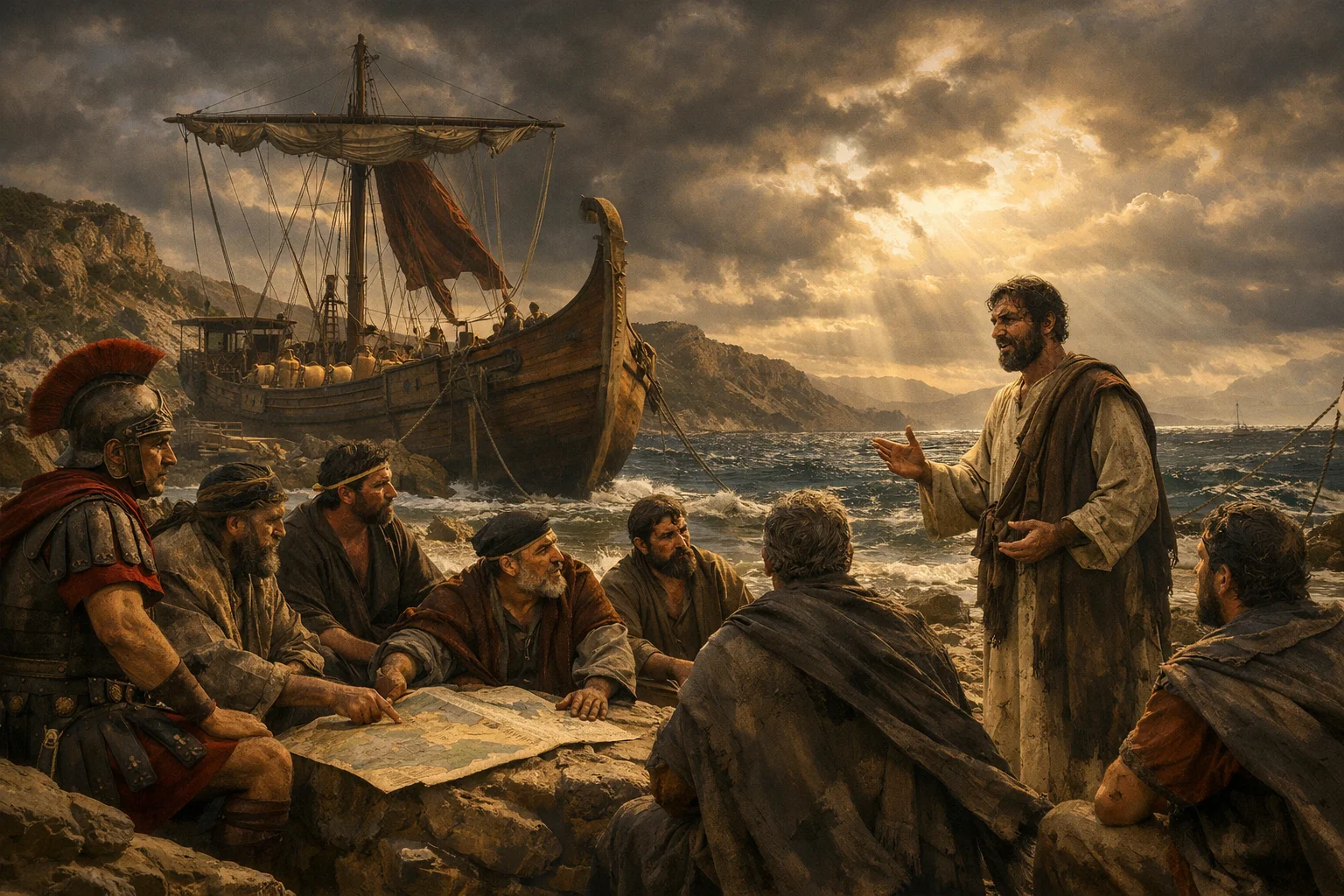 Paul Warns at Fair Havens