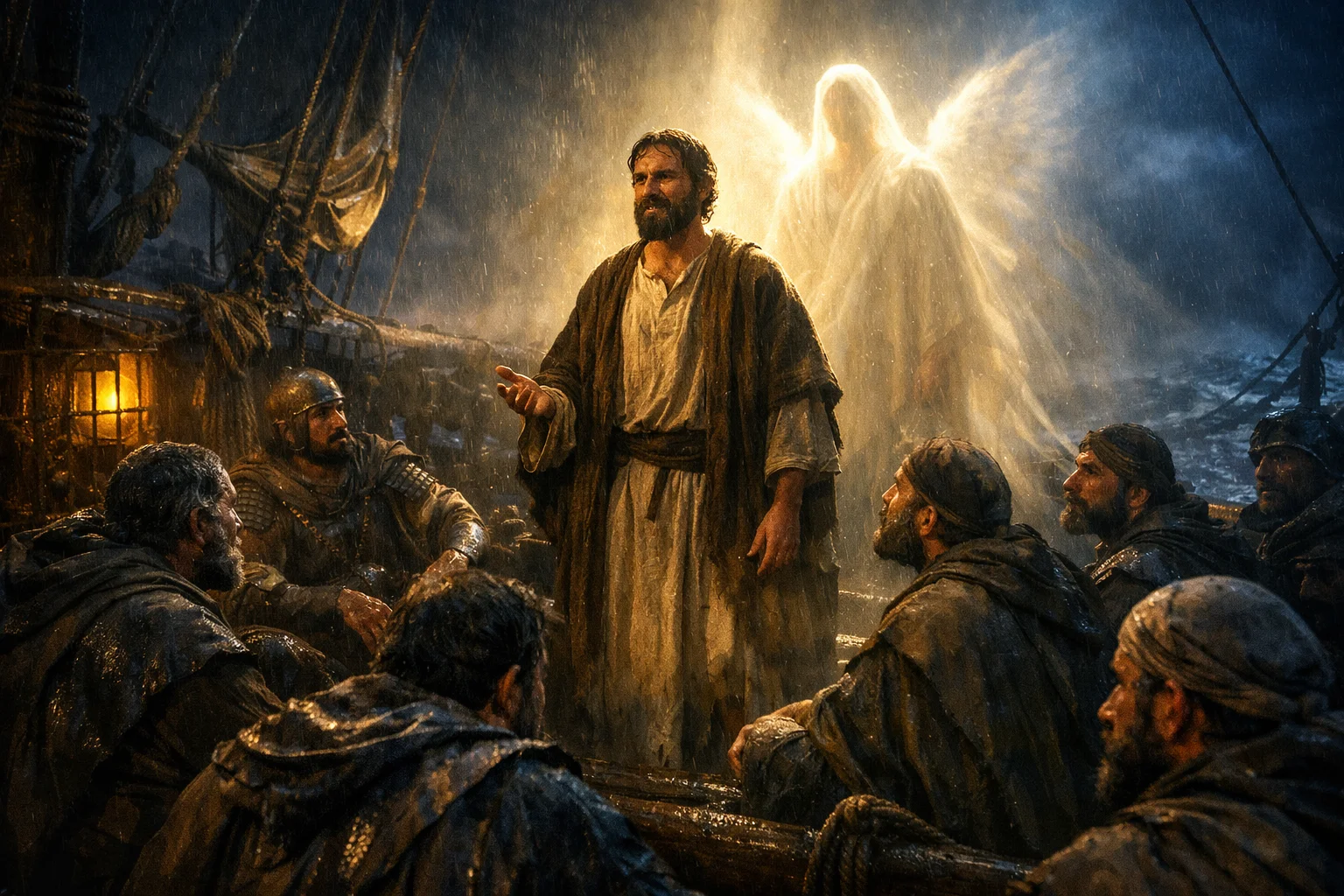 Paul Encouraged by the Angel