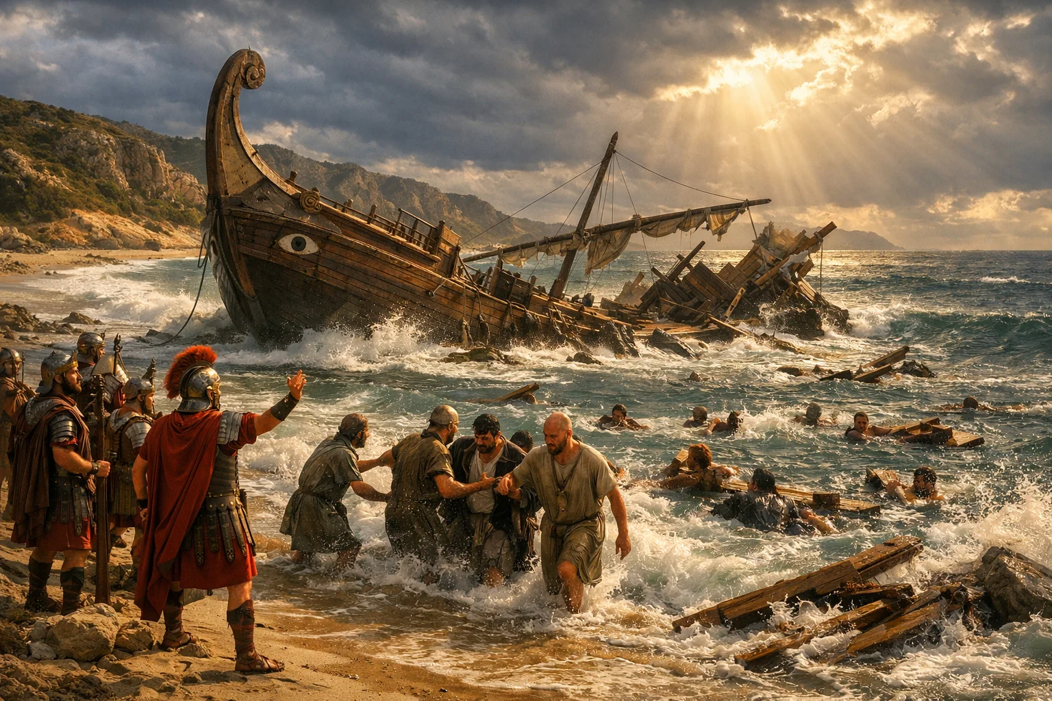 Shipwreck and Safe Landing