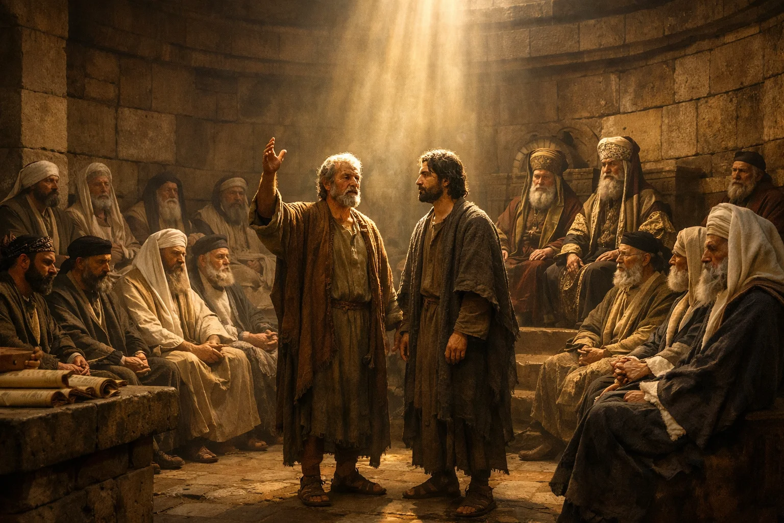 Before the Sanhedrin