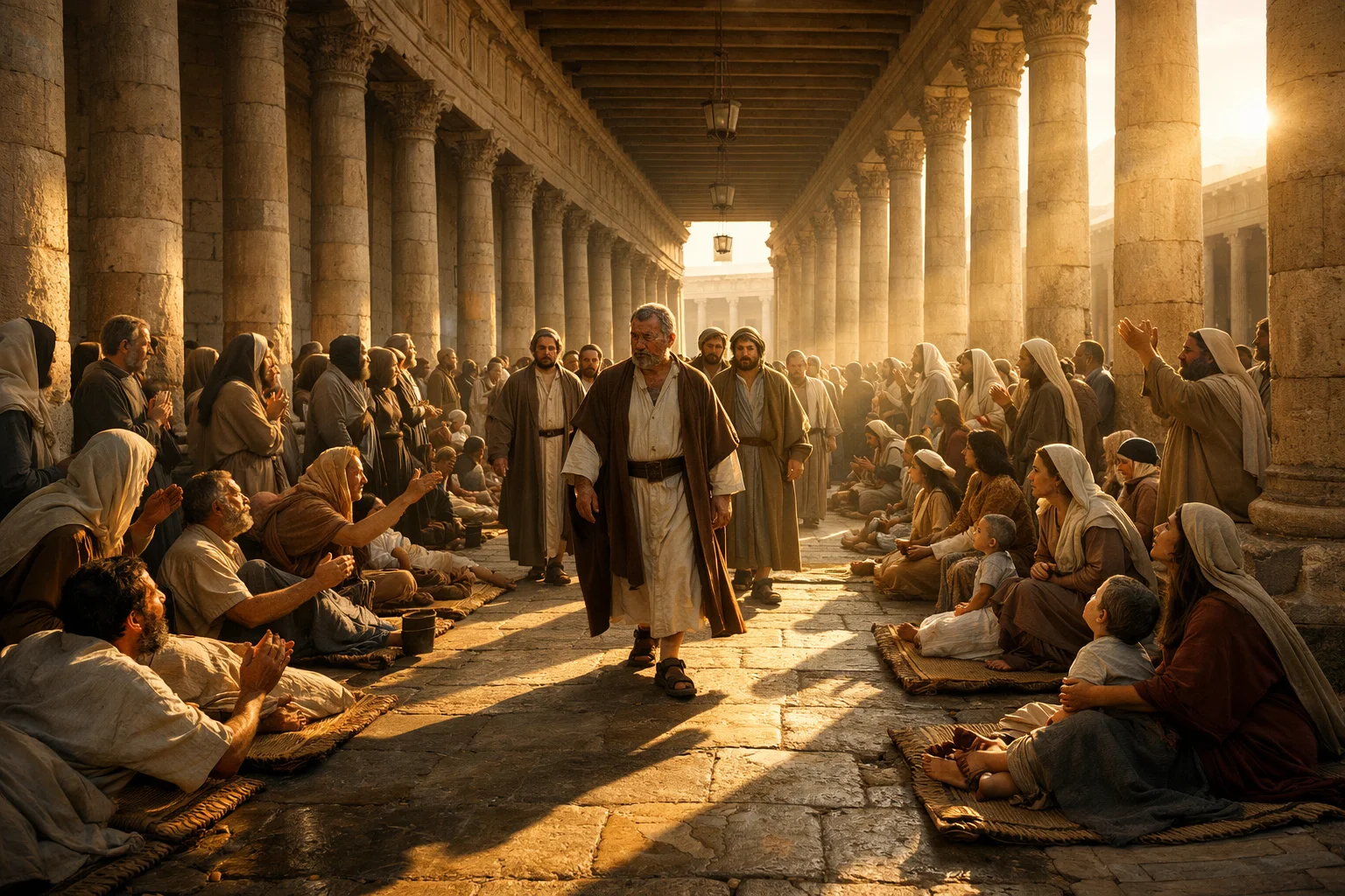 Healing in Solomon’s Colonnade