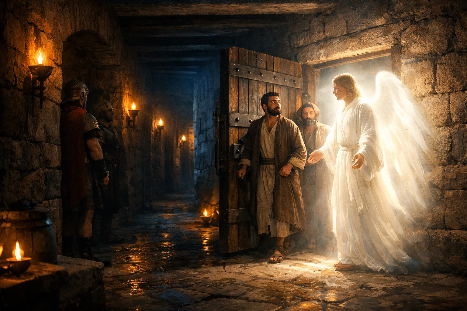 The Angel Opens the Prison