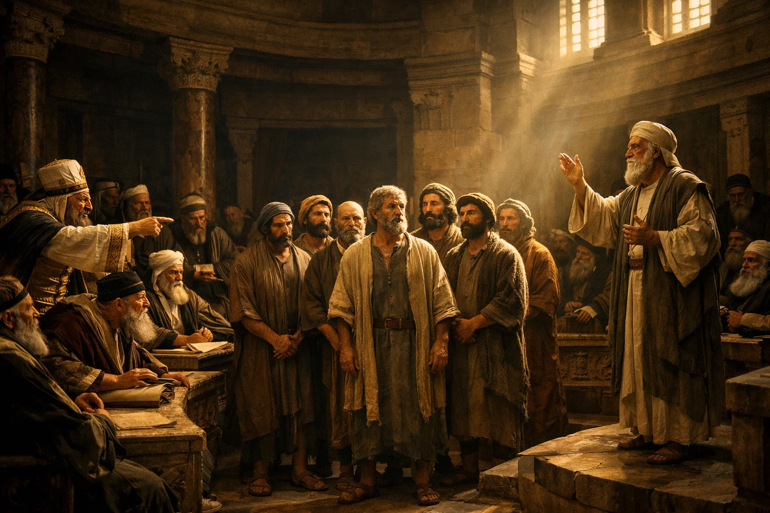Before the Sanhedrin
