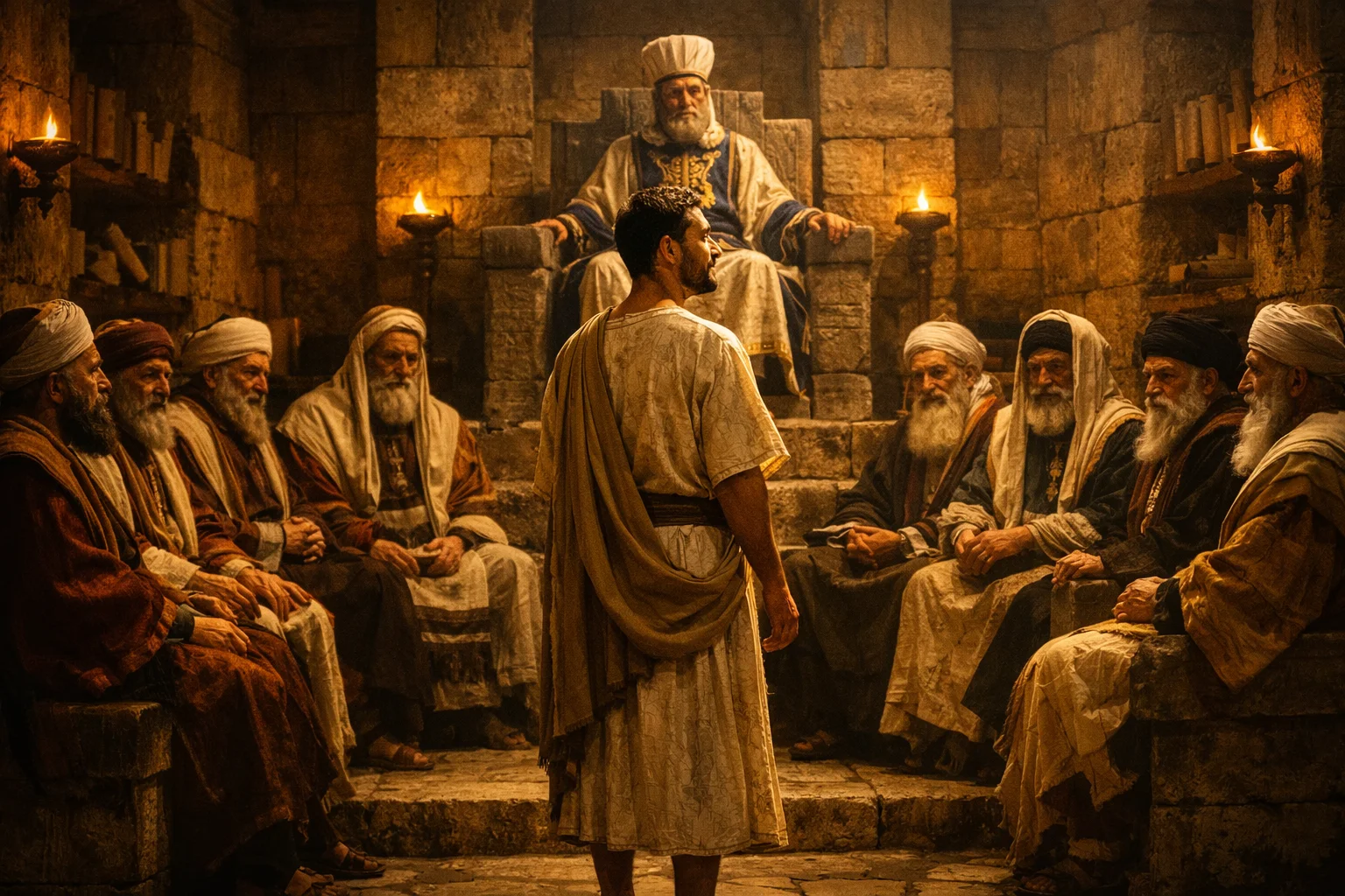 Stephen Before the Sanhedrin