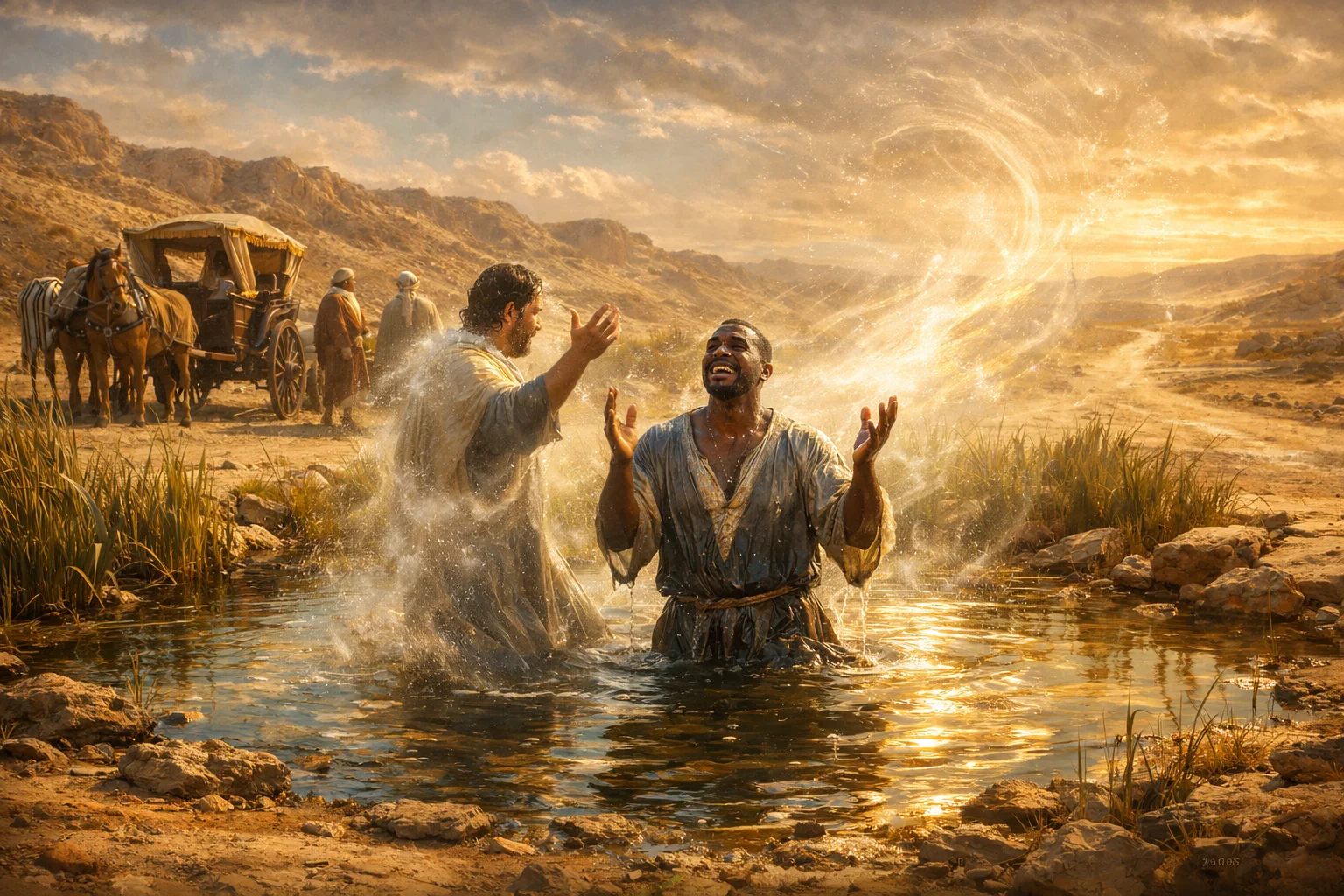 Baptism and Rejoicing on the Road