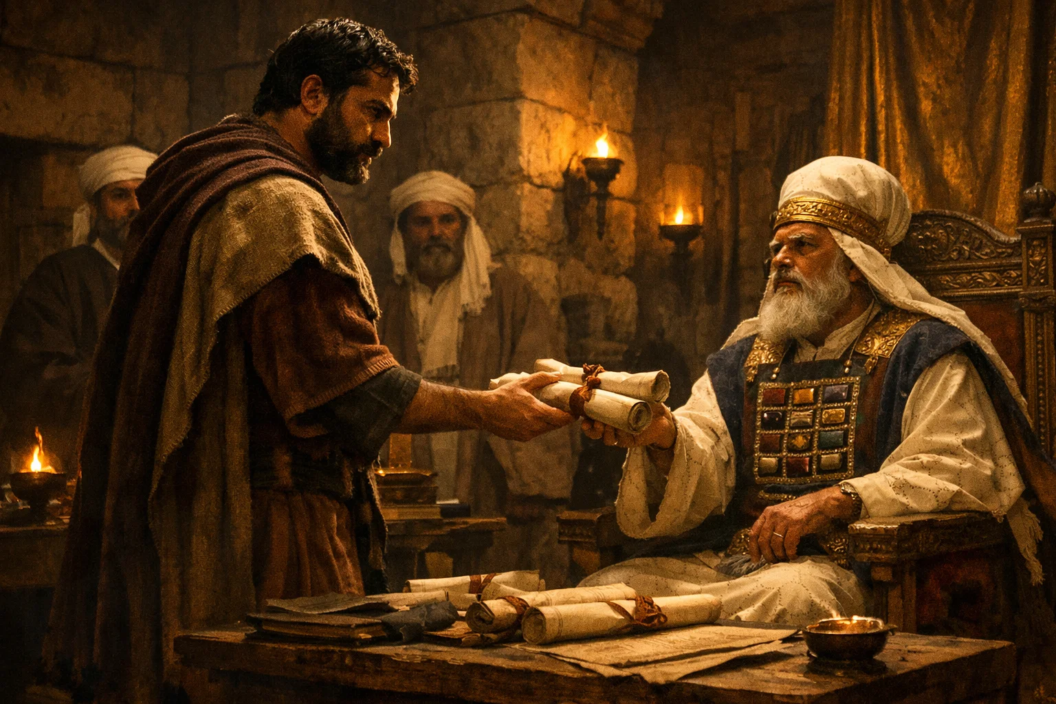 Saul Seeks Authority to Arrest Believers