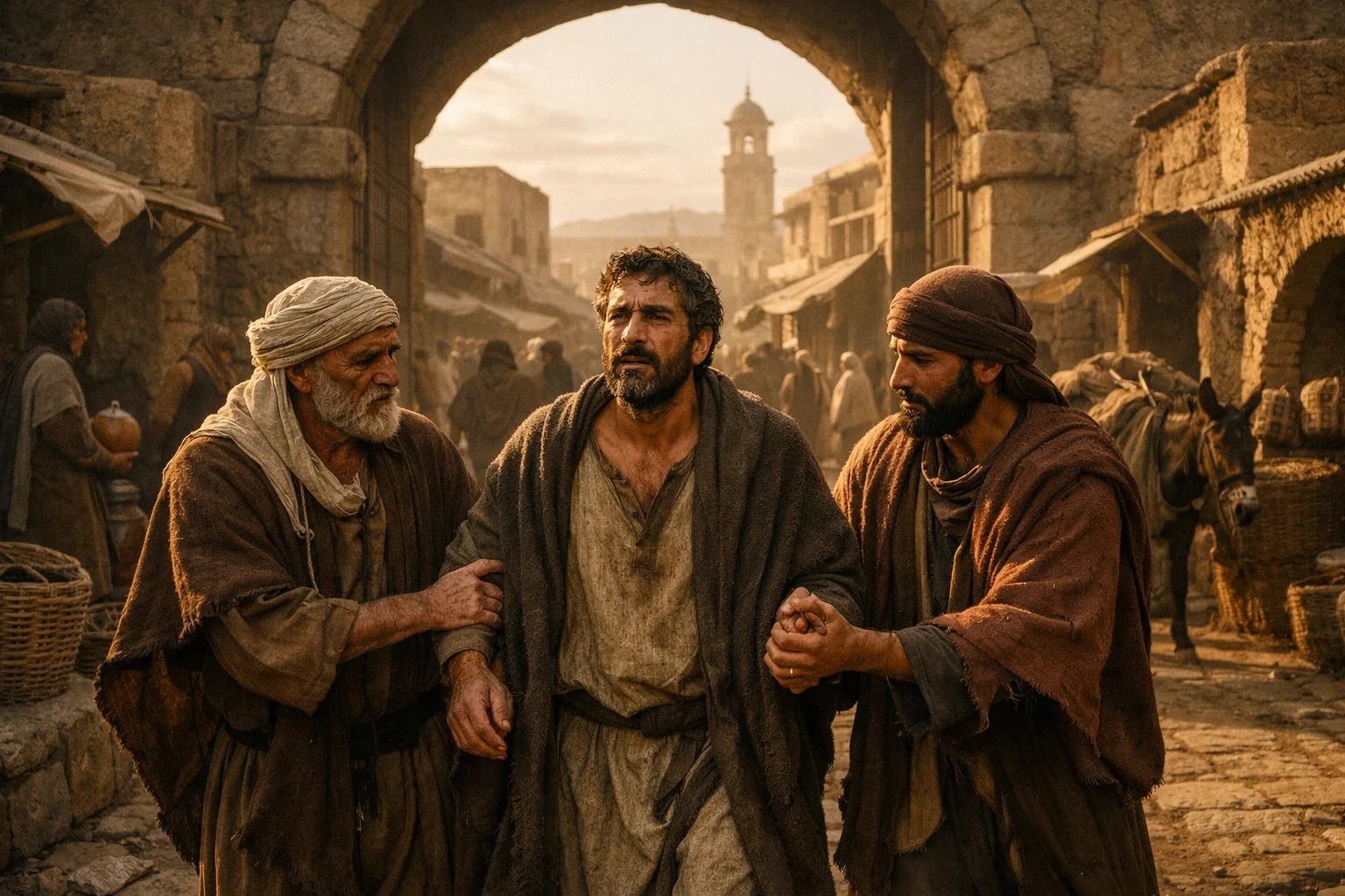 Blind Saul Led into Damascus