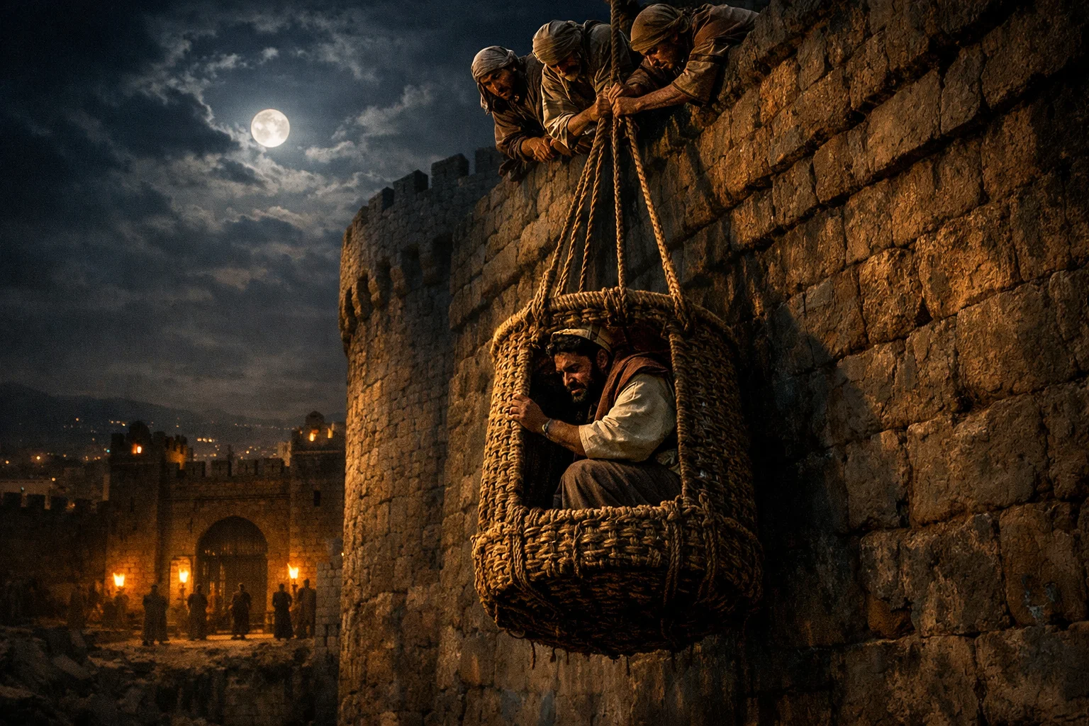 Escape Through the City Wall