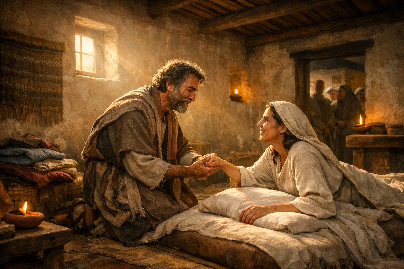 Peter Raises Tabitha in Joppa