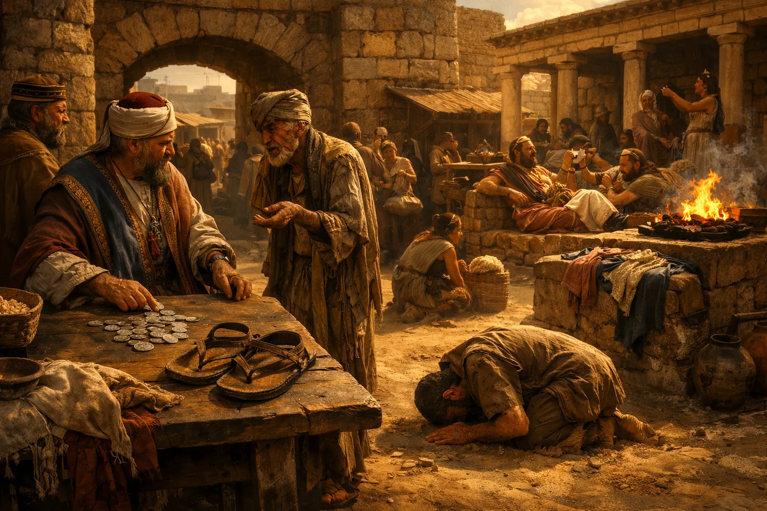 The Poor Sold for Sandals