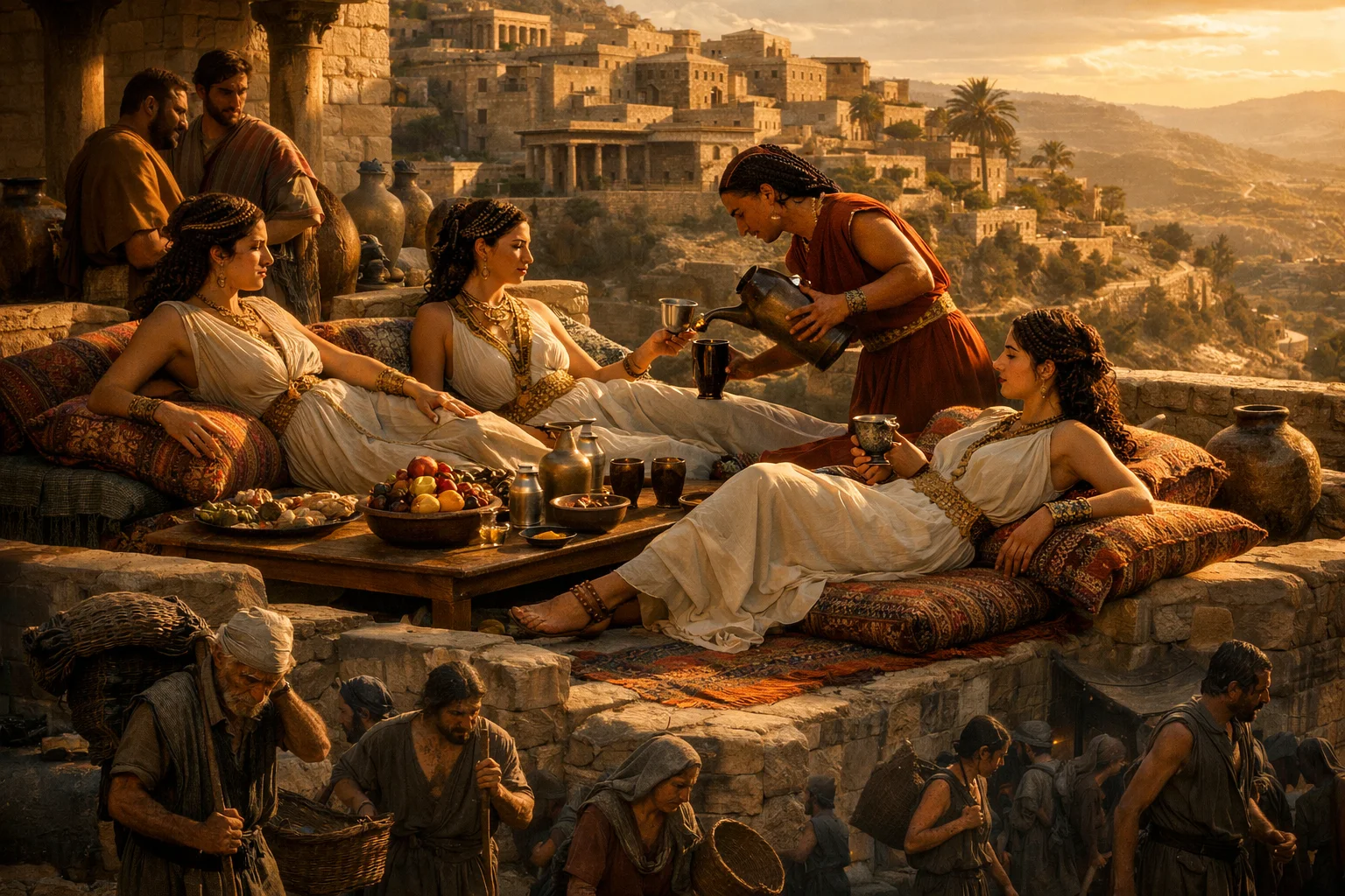 The Women of Samaria in Luxury