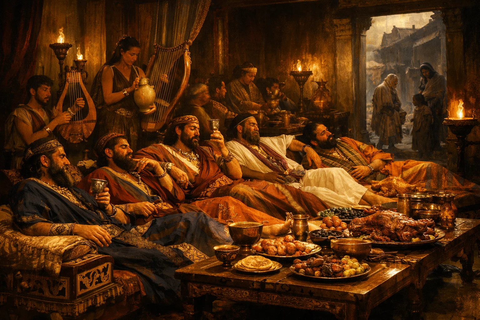 Ivory Beds and Empty Feasting