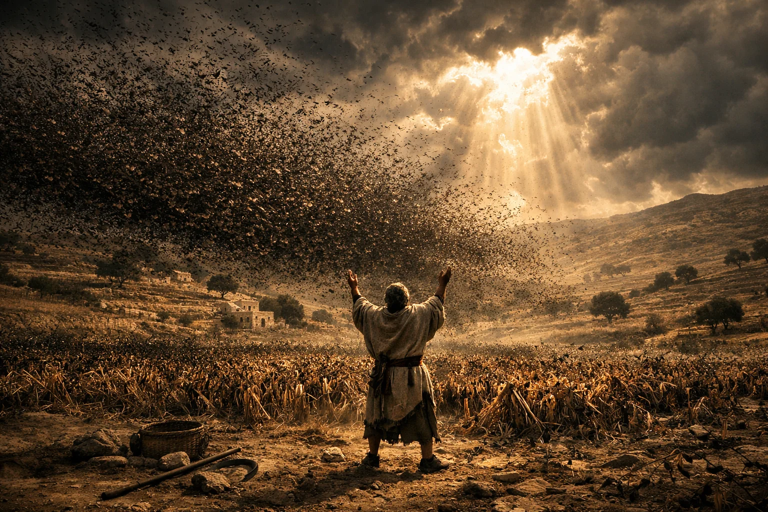 Locusts Over the Late Crop