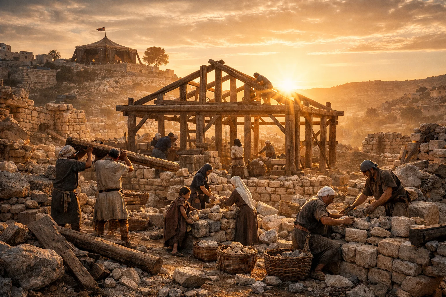 David’s Fallen Shelter Restored