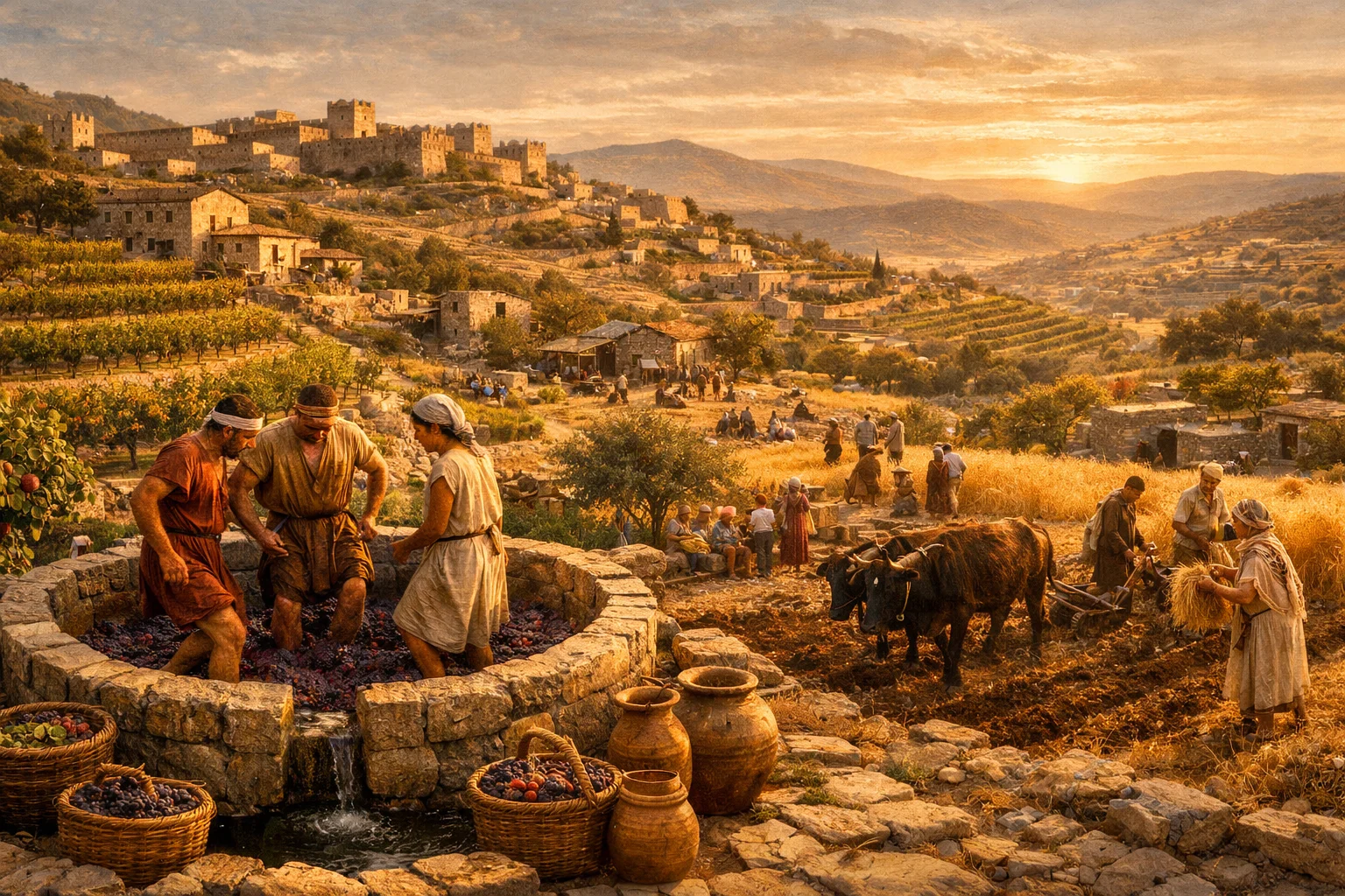 The Land Overflowing with Blessing