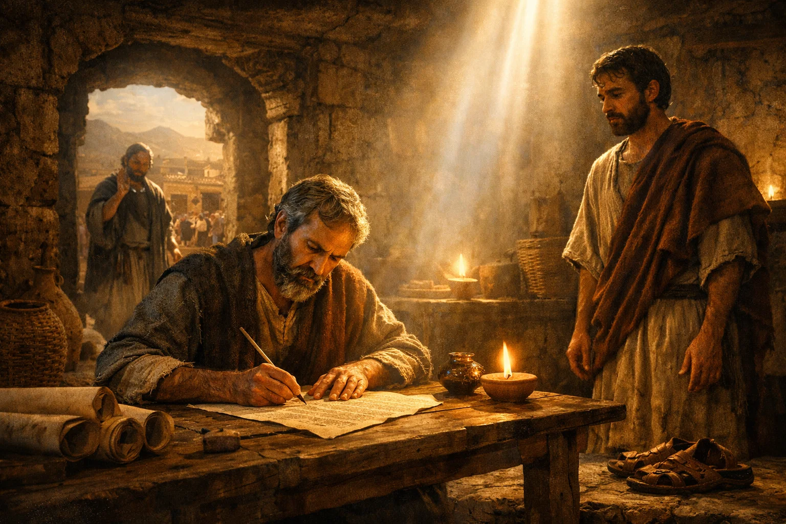 Paul and Timothy Send the Letter