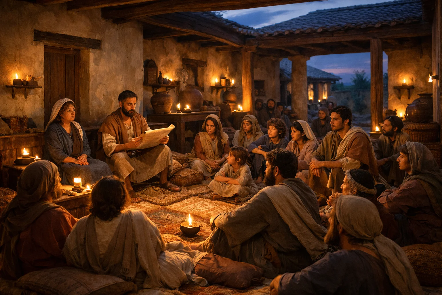 The Letter Read in the House Church