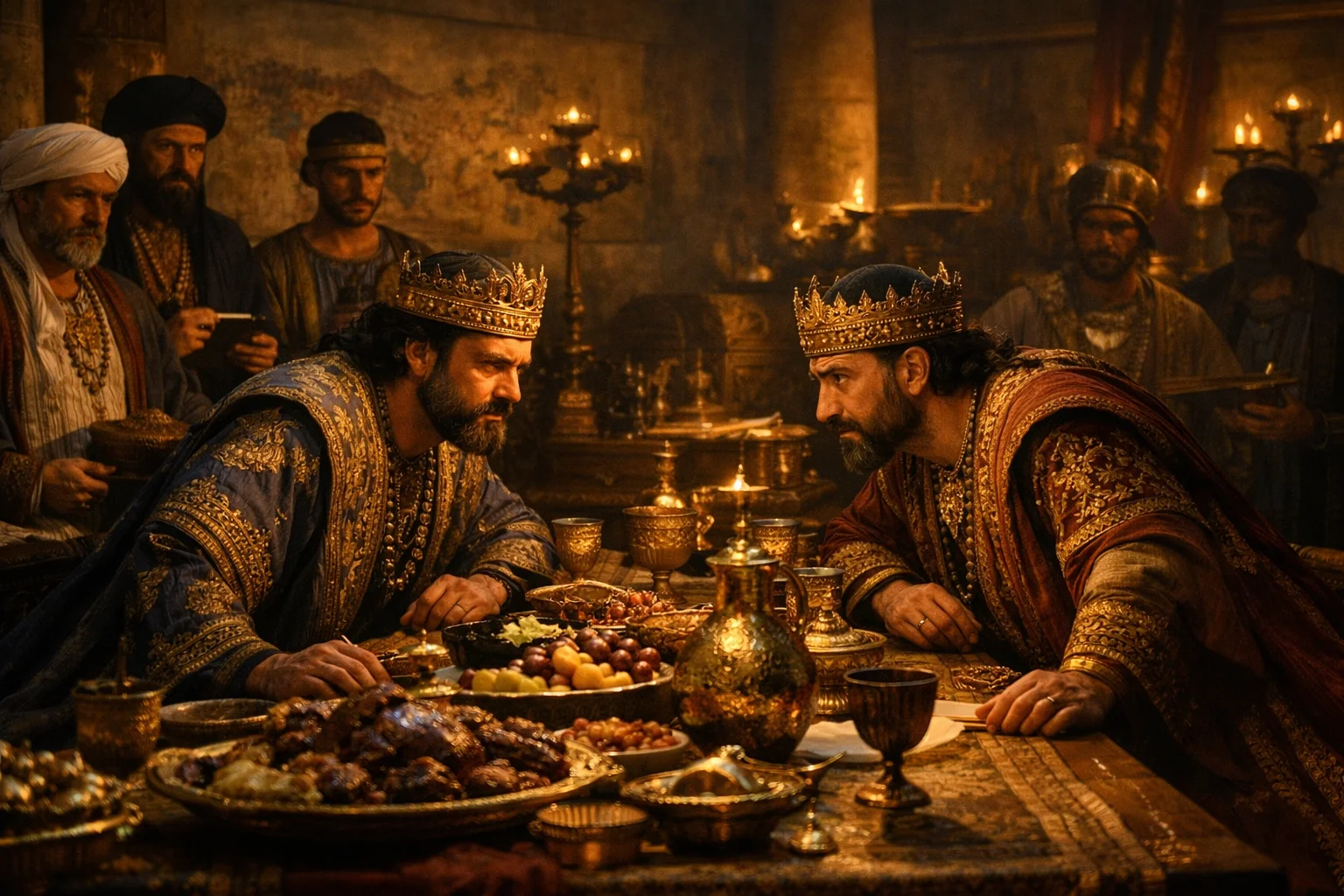 The Deceitful King at the Table