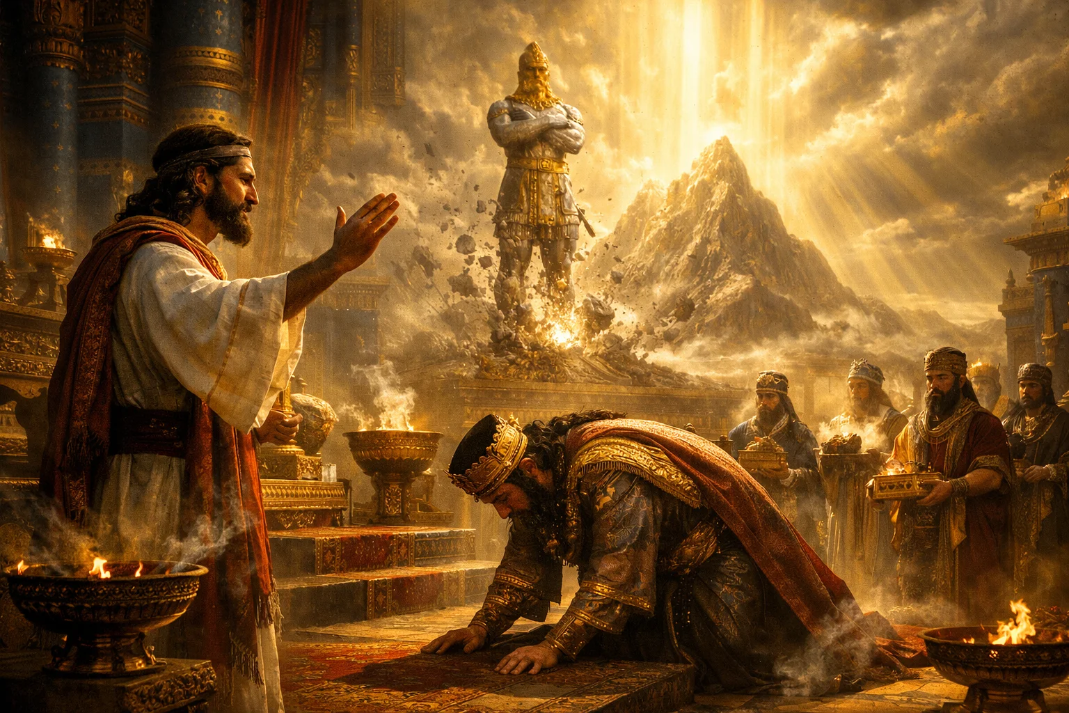 The Statue, the Stone, and the King’s Submission