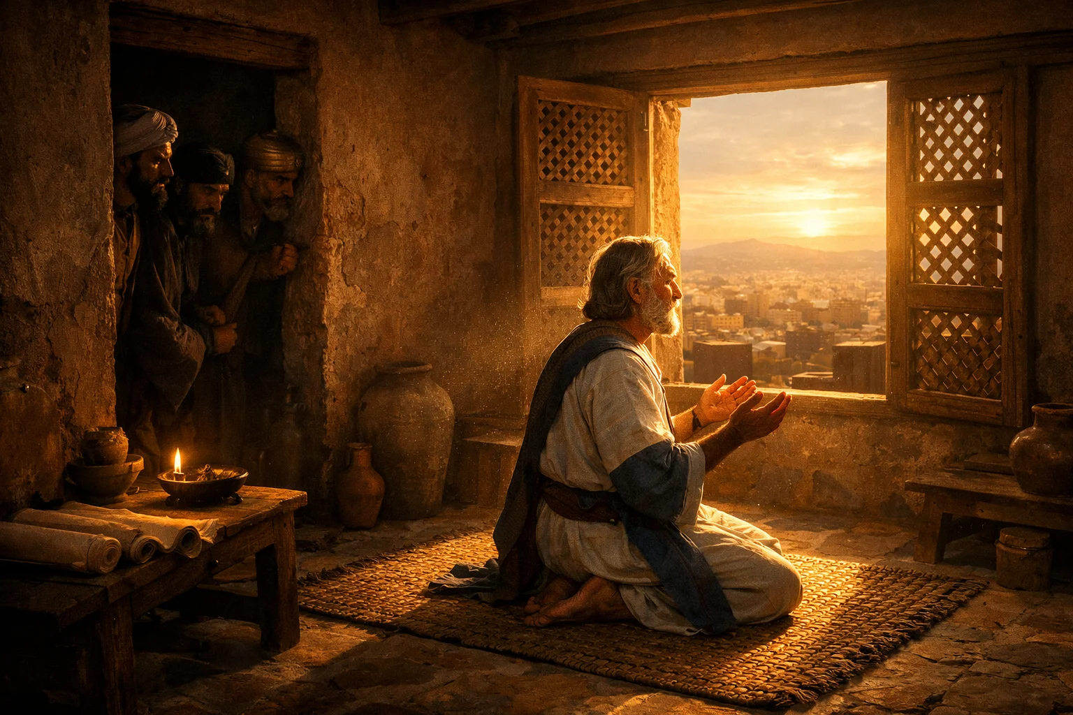 Daniel Prays at the Open Window