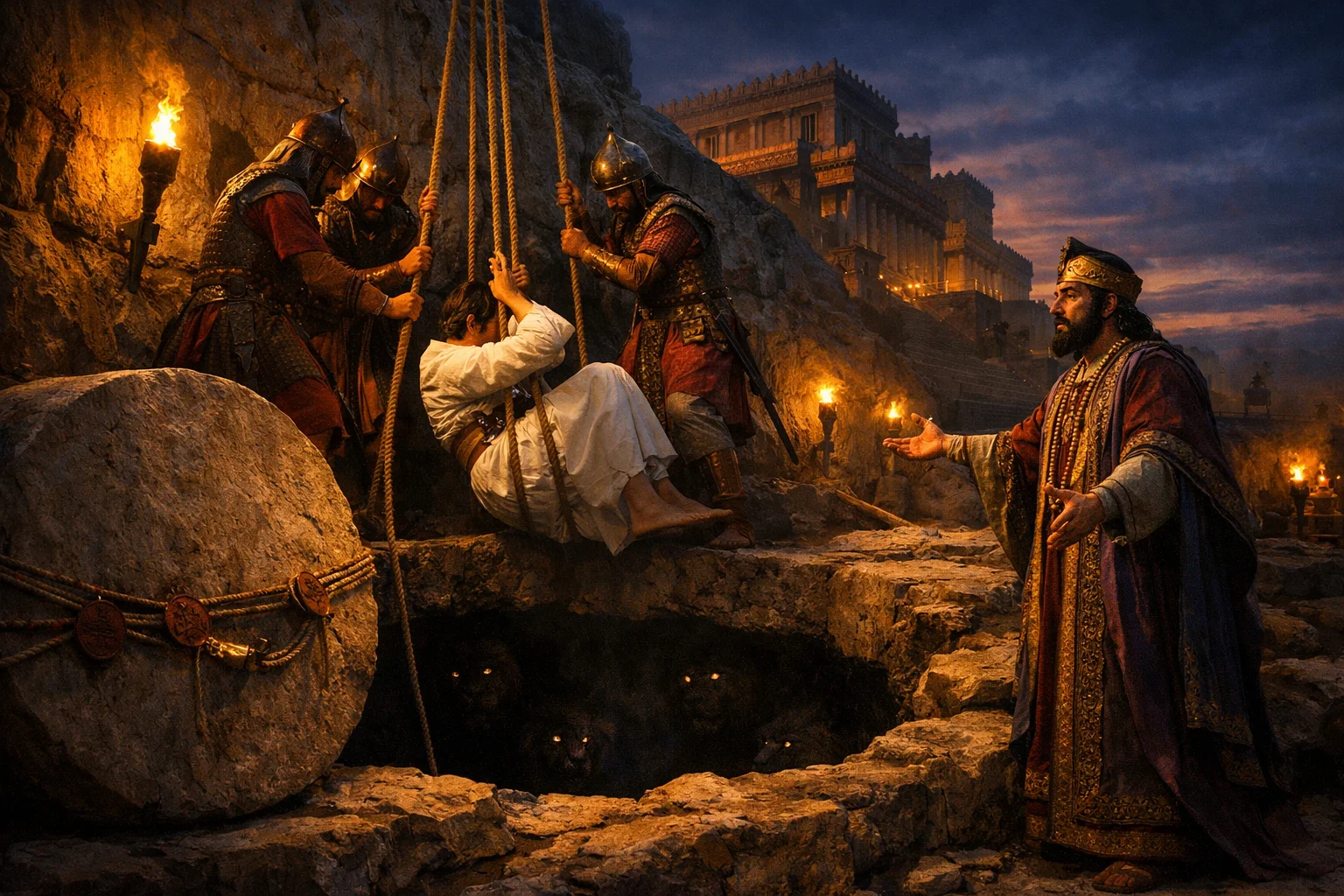 Daniel Cast into the Lions’ Den