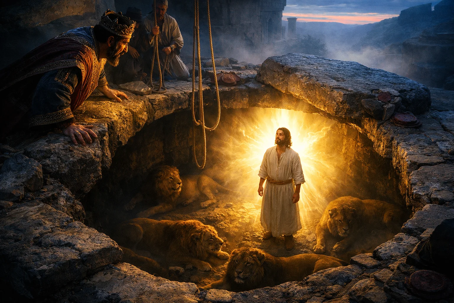 Dawn at the Den and the Angelic Deliverance