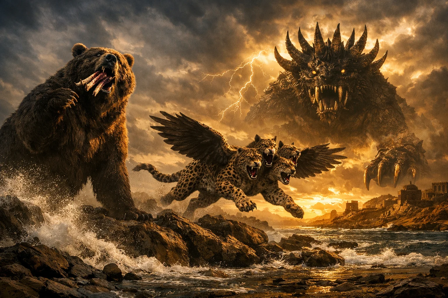 The Bear, the Leopard, and the Terrible Beast