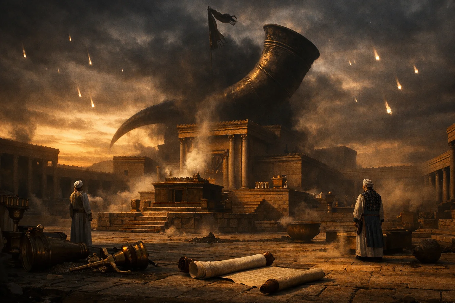 The Little Horn Defiles the Sanctuary